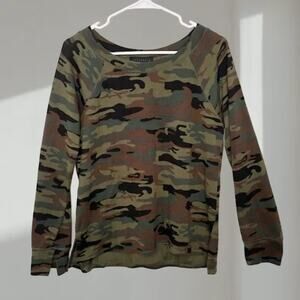 Sanctuary Camo Long Sleeve Knit Top (Women’s M)